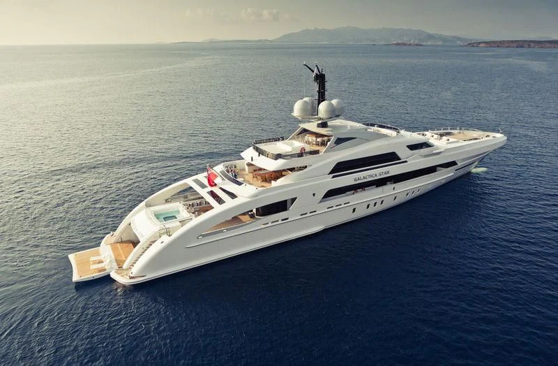 a boat on the water aboard ILLUSION Yacht for Sale