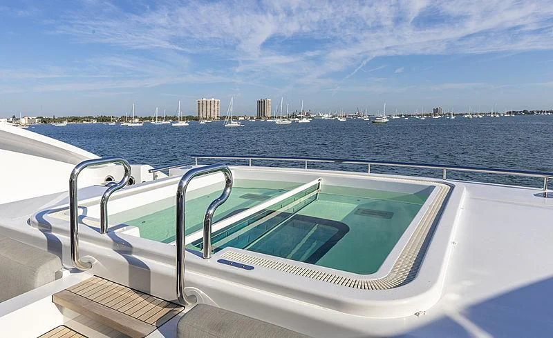 a boat on the water aboard ILLUSION Yacht for Sale