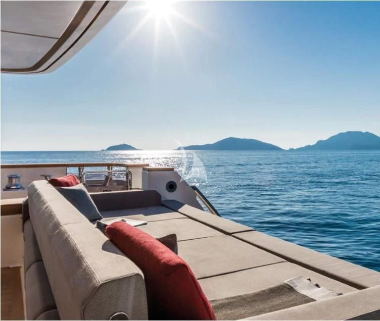 a boat on the water aboard ALMAX TOO Yacht for Sale
