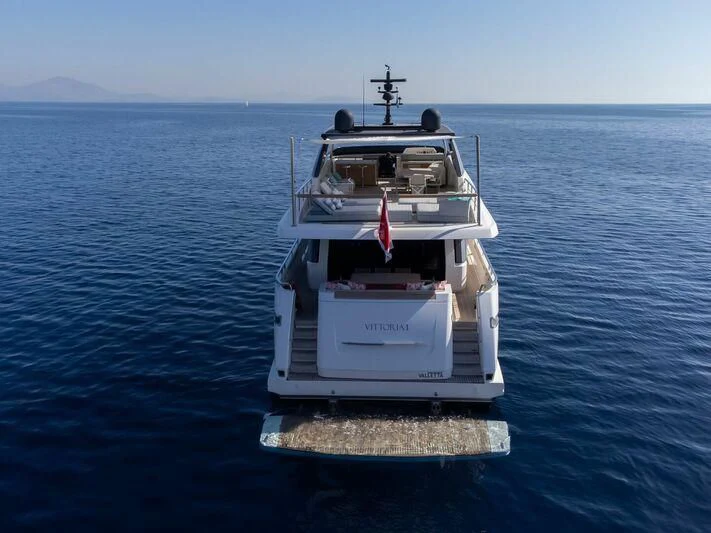 a boat on the water aboard VITTORIA I Yacht for Sale