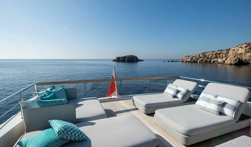 a boat on the water aboard VITTORIA I Yacht for Sale