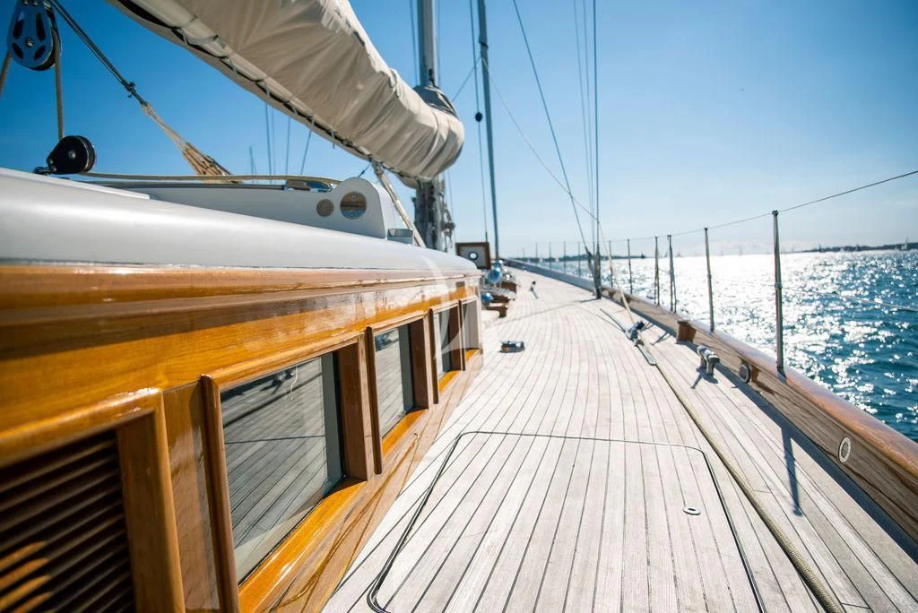 a boat on the water aboard AURELIUS Yacht for Sale