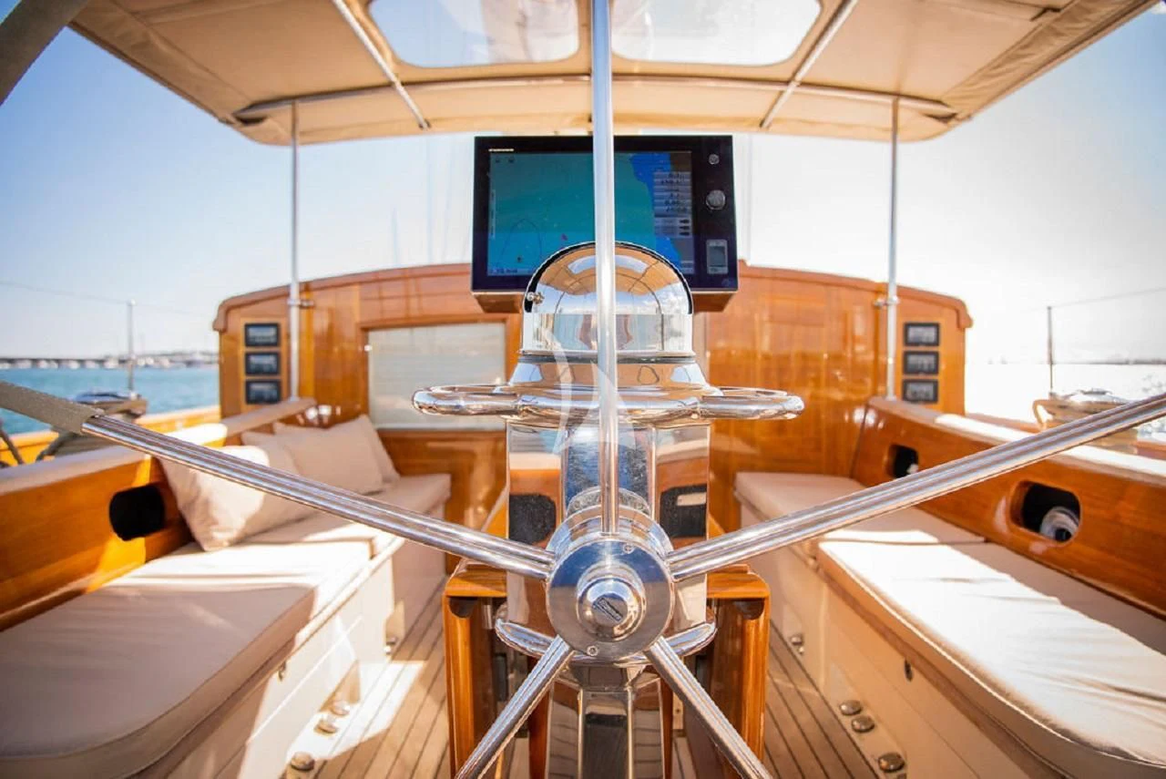 a boat on the water aboard AURELIUS Yacht for Sale