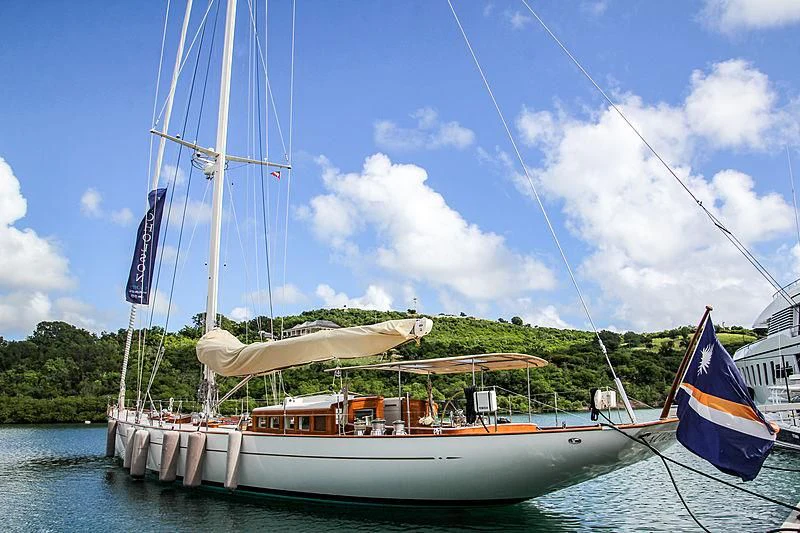 a boat on the water aboard AURELIUS Yacht for Sale