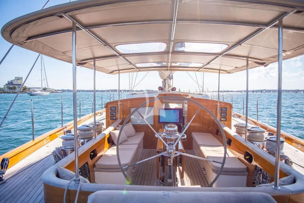 a boat on the water aboard AURELIUS Yacht for Sale