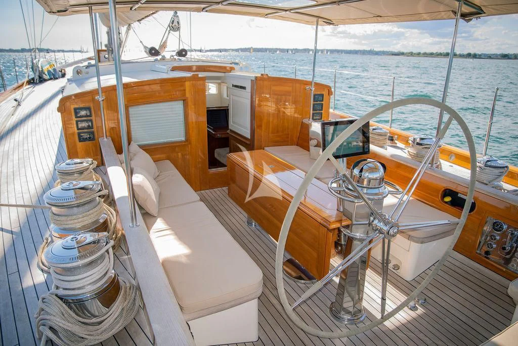 a boat on the water aboard AURELIUS Yacht for Sale
