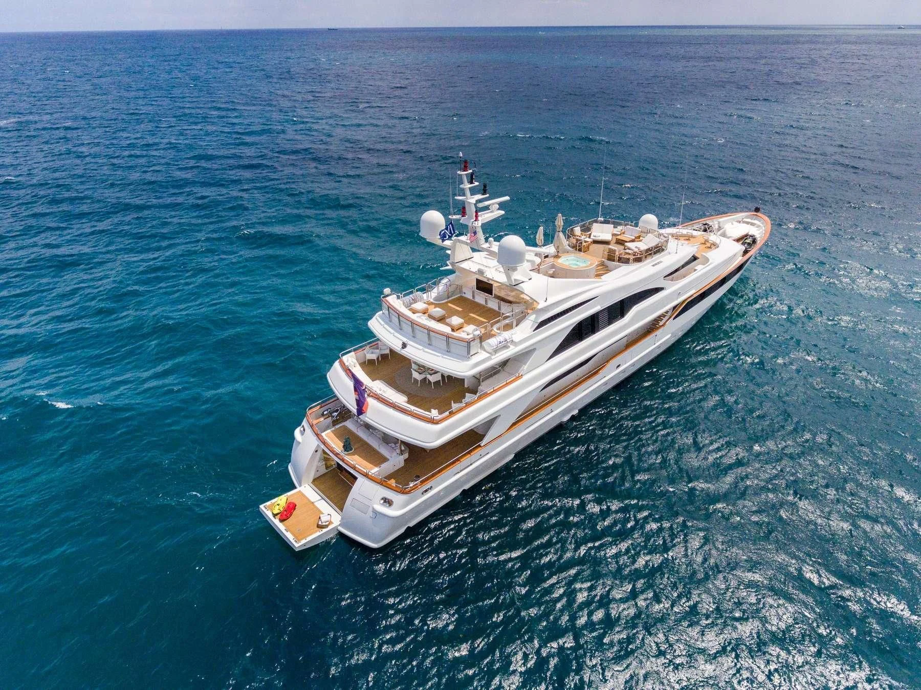 a ship in the water aboard BARENTS Yacht for Charter