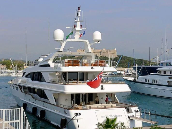 a boat in the water aboard BARENTS Yacht for Charter