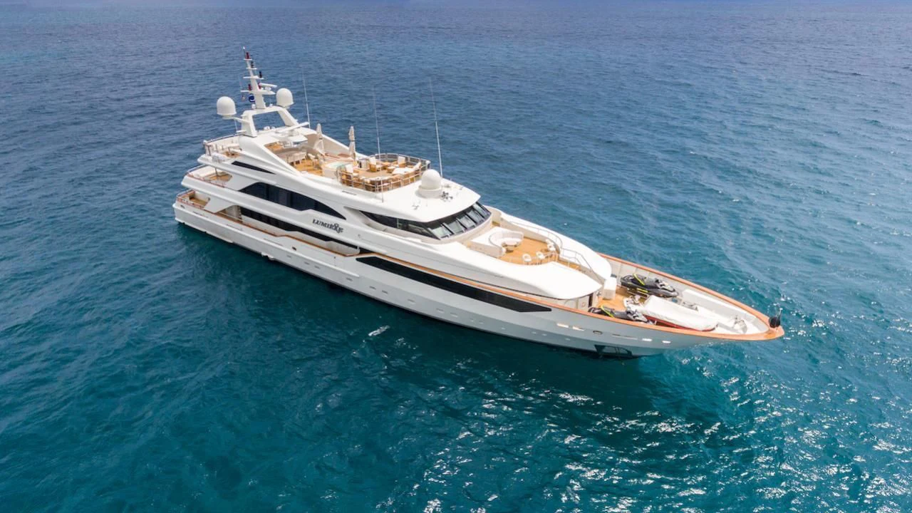 a boat on the water aboard BARENTS Yacht for Charter