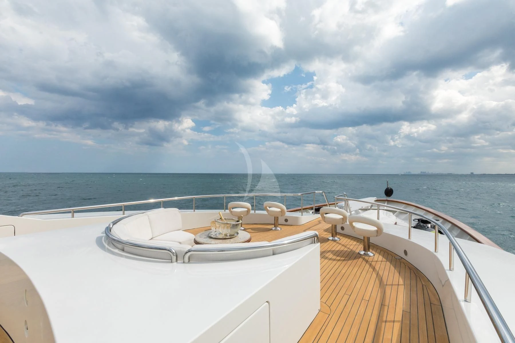 a boat on the water aboard BARENTS Yacht for Charter