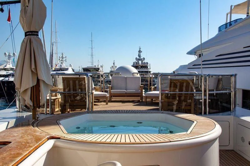a pool on a boat aboard BARENTS Yacht for Charter