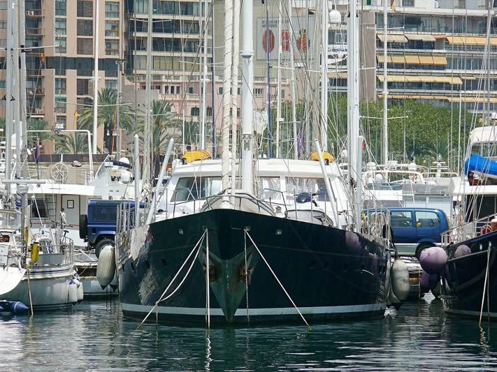 boats are parked in the water aboard NEW RUNAWAY Yacht for Sale
