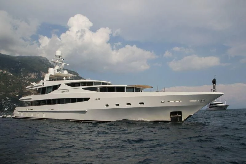 a white yacht in the water aboard FRIENDSHIP Yacht for Charter