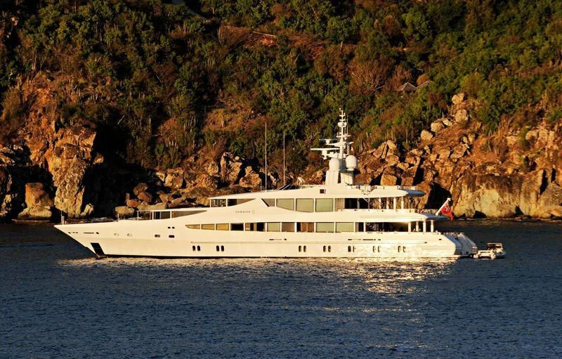 a boat in the water aboard FRIENDSHIP Yacht for Charter