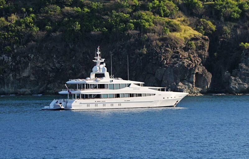 a boat in the water aboard FRIENDSHIP Yacht for Charter
