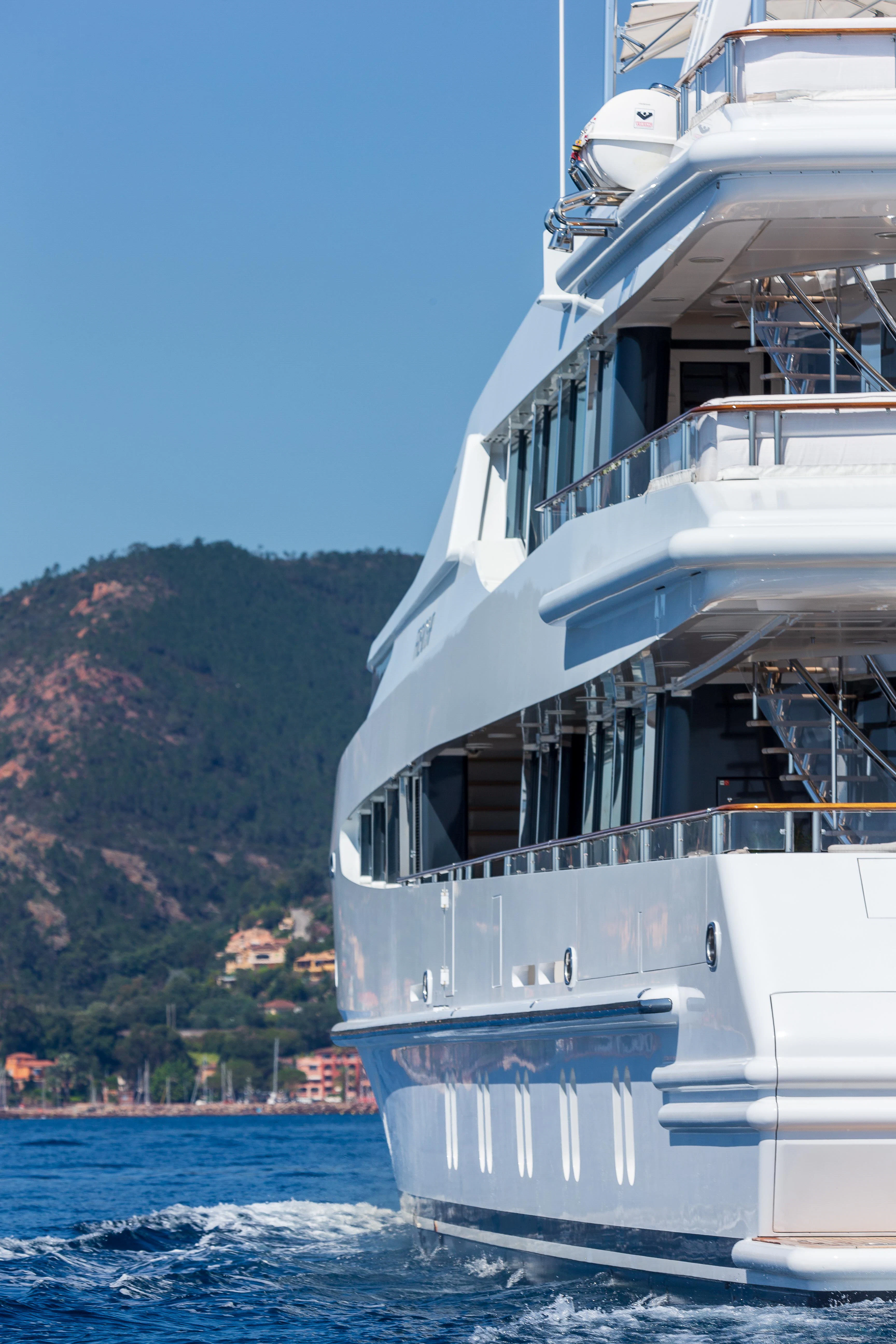 a boat on the water aboard FRIENDSHIP Yacht for Charter