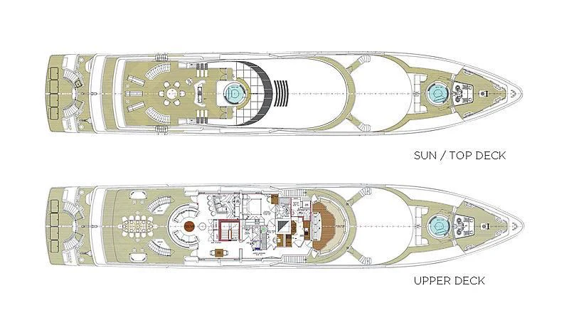 diagram aboard FRIENDSHIP Yacht for Charter