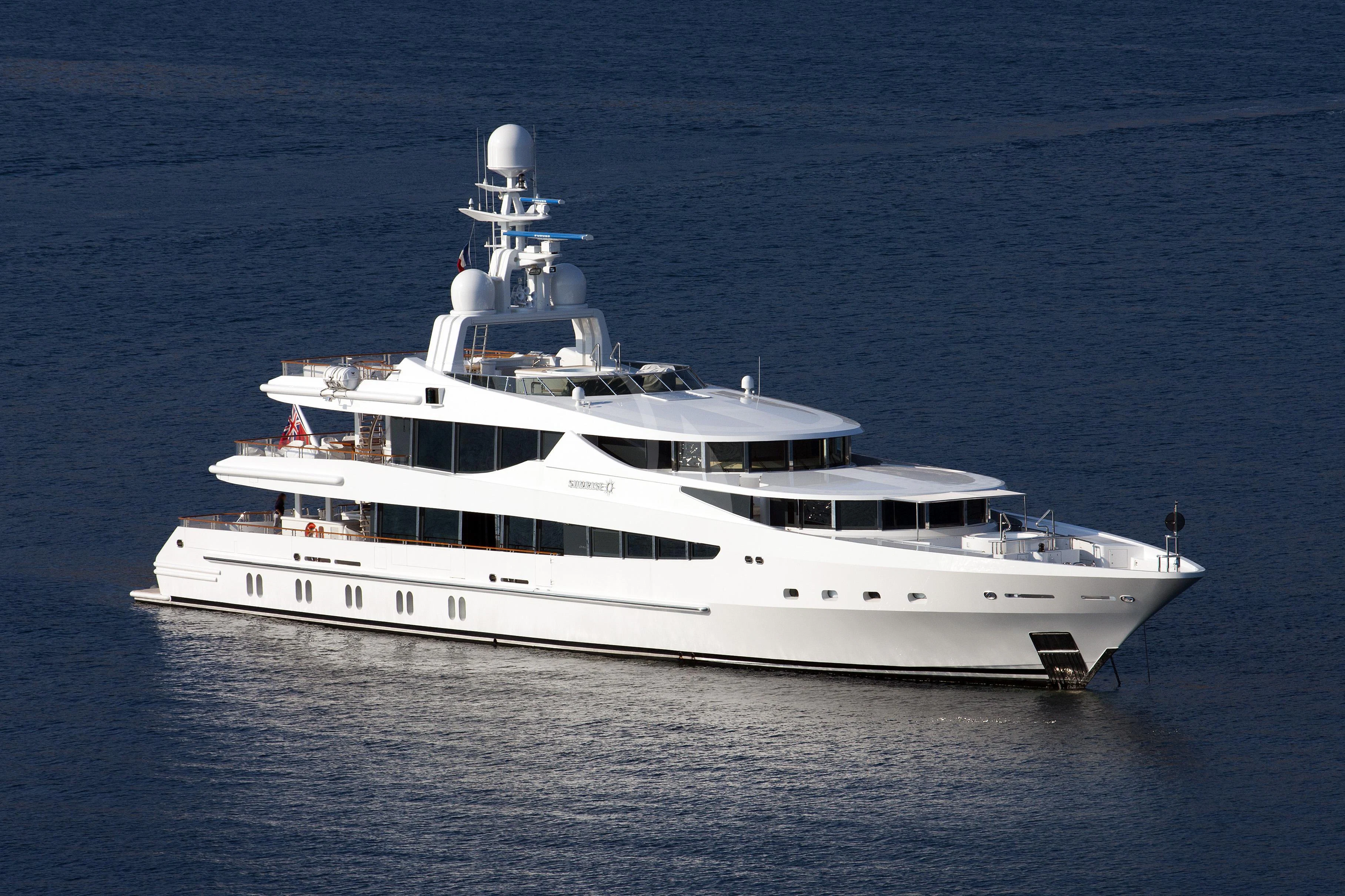 a large white ship in the water aboard FRIENDSHIP Yacht for Charter