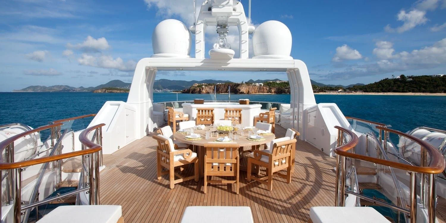 a boat on a body of water aboard FRIENDSHIP Yacht for Charter