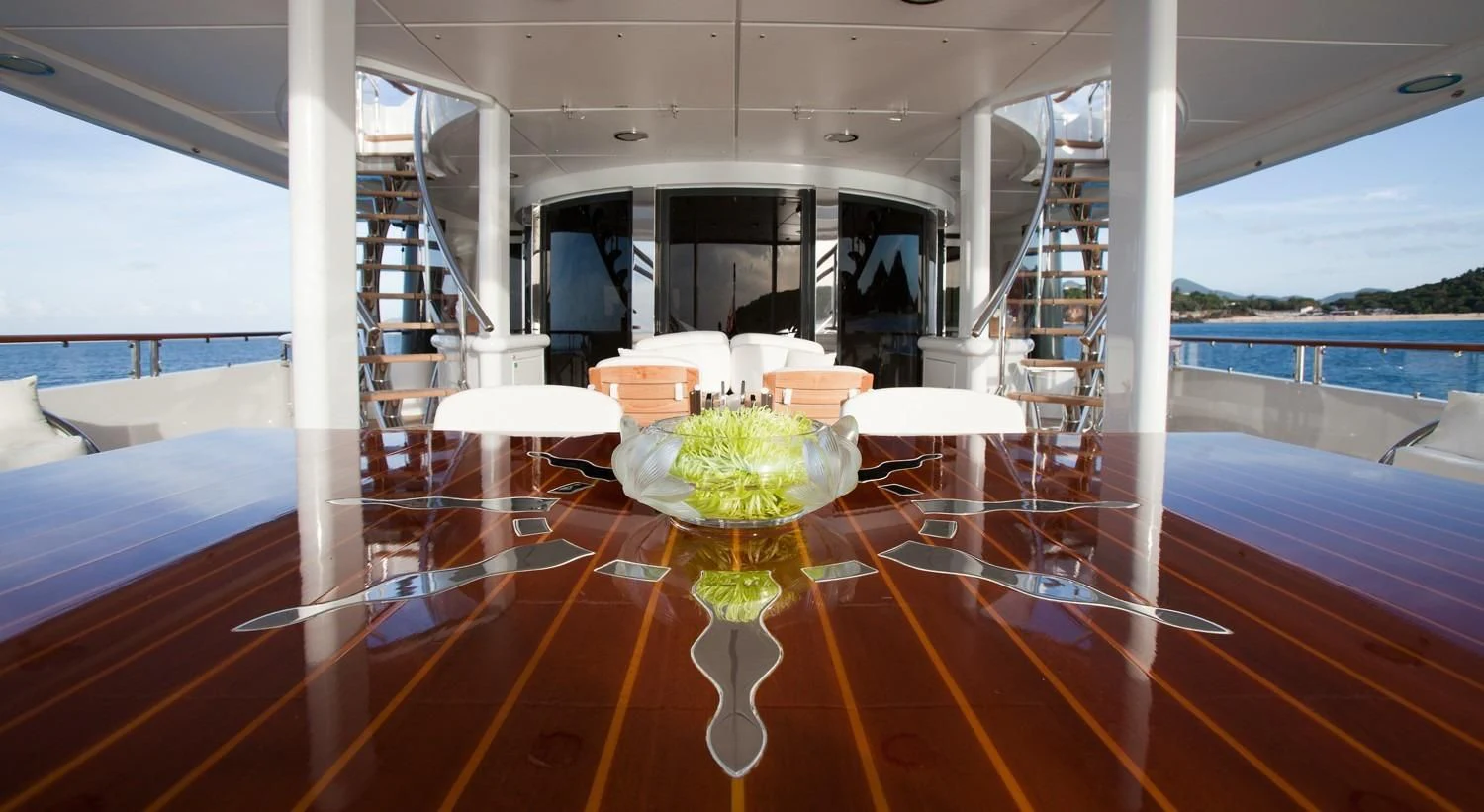 a boat on the water aboard FRIENDSHIP Yacht for Charter