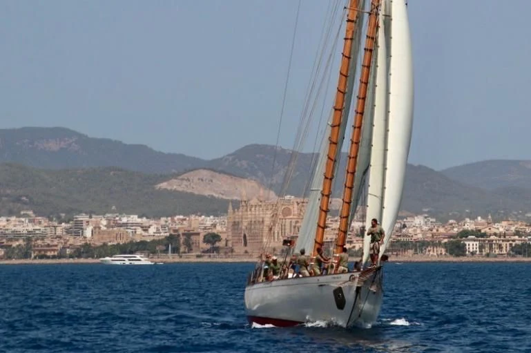 a sailboat on the water aboard SO FONG Yacht for Sale