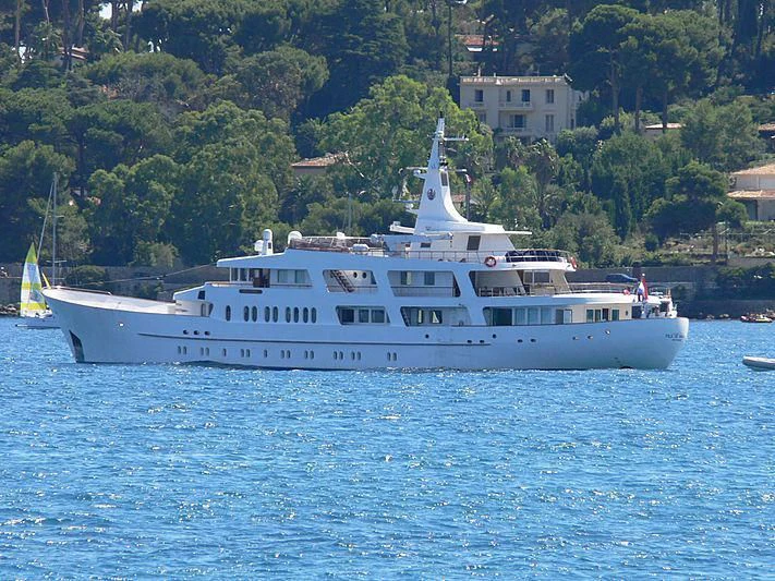 a boat on the water aboard 54M SUPERYACHT HULL Yacht for Sale