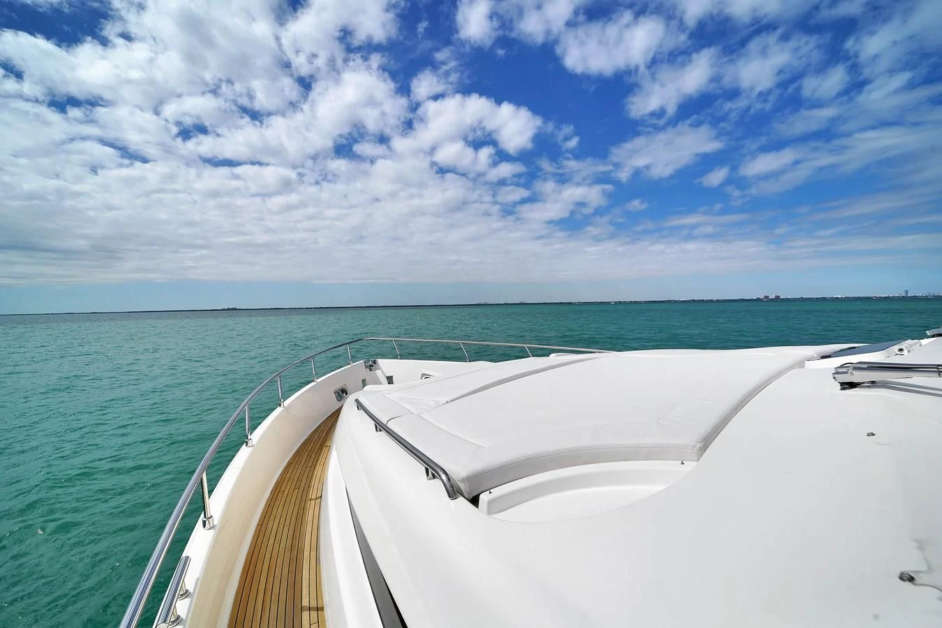 a boat on the water aboard FERRETTI YACHTS F800 Yacht for Sale