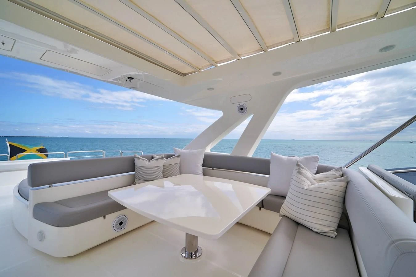 a boat on the water aboard FERRETTI YACHTS F800 Yacht for Sale