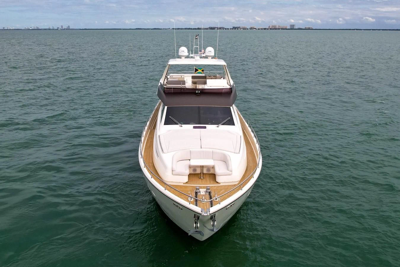 a boat in the water aboard FERRETTI YACHTS F800 Yacht for Sale