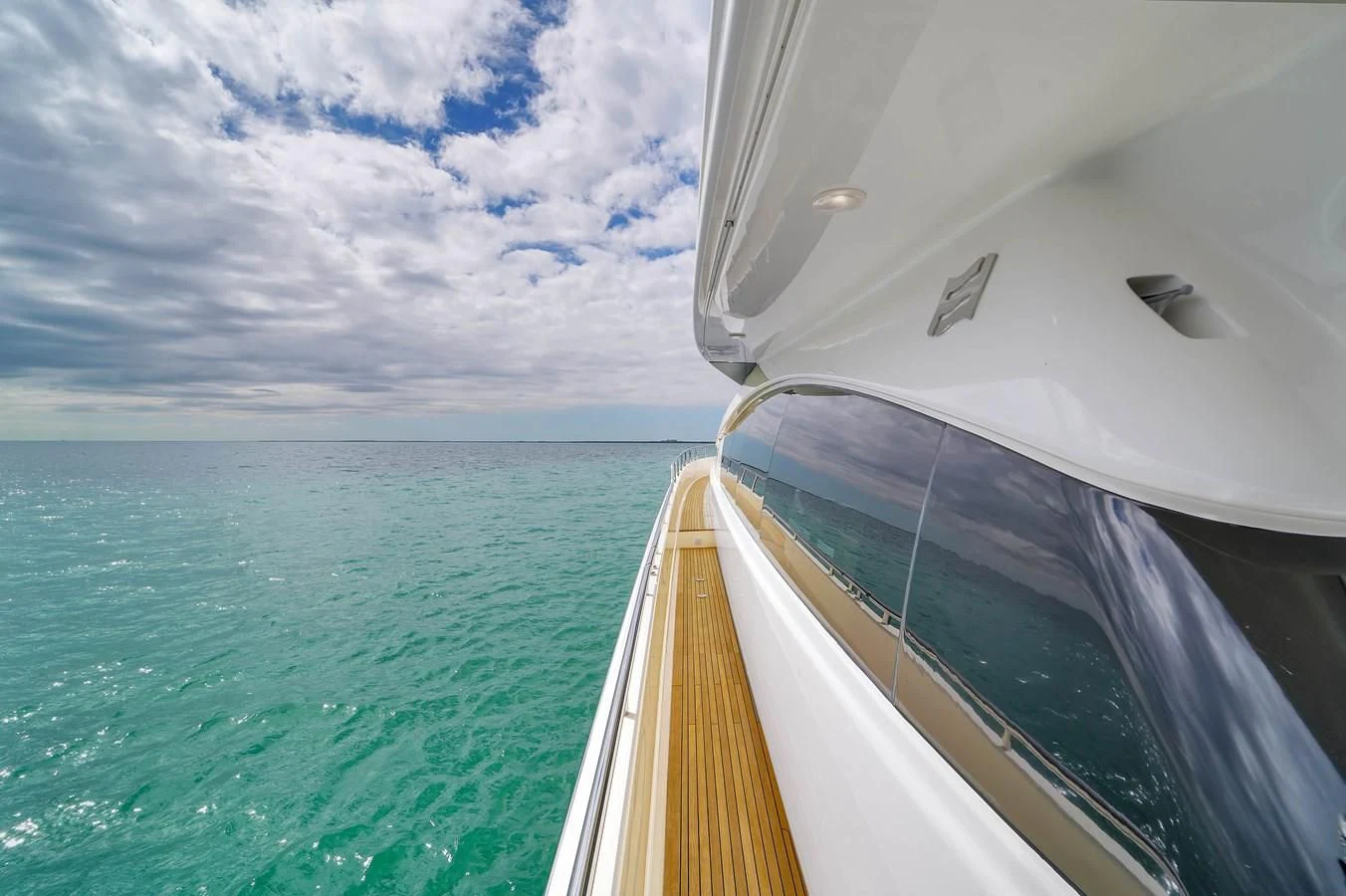 a boat on the water aboard FERRETTI YACHTS F800 Yacht for Sale