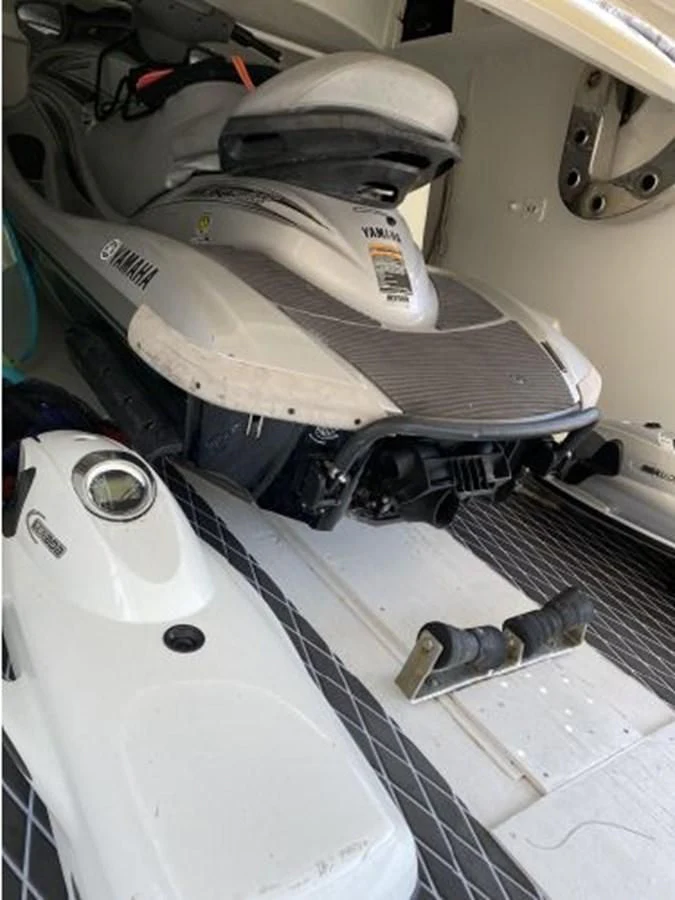 a white and grey machine aboard 85 AZIMUT ULTIMATE Yacht for Sale