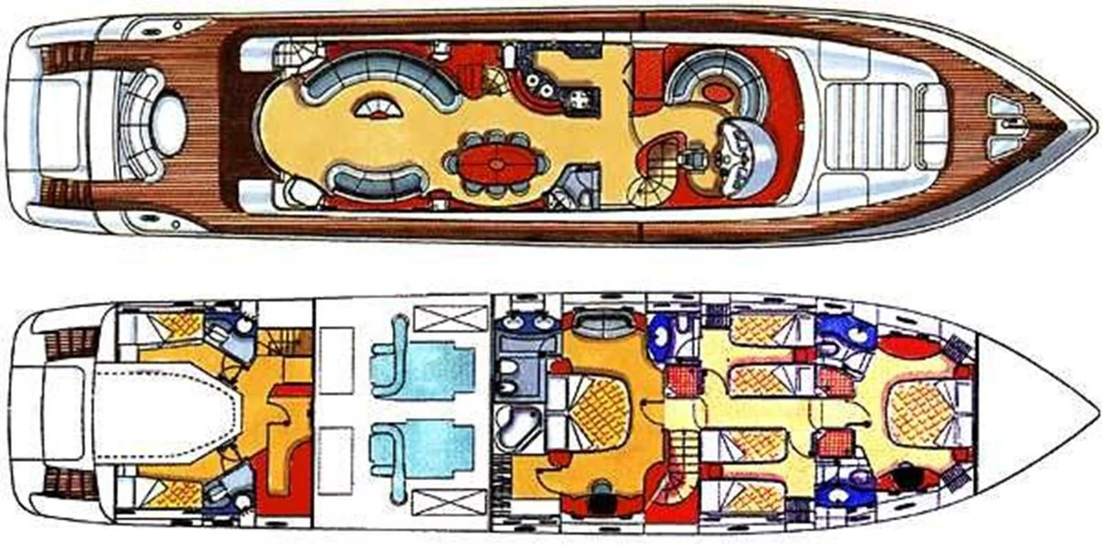 diagram aboard 85 AZIMUT ULTIMATE Yacht for Sale