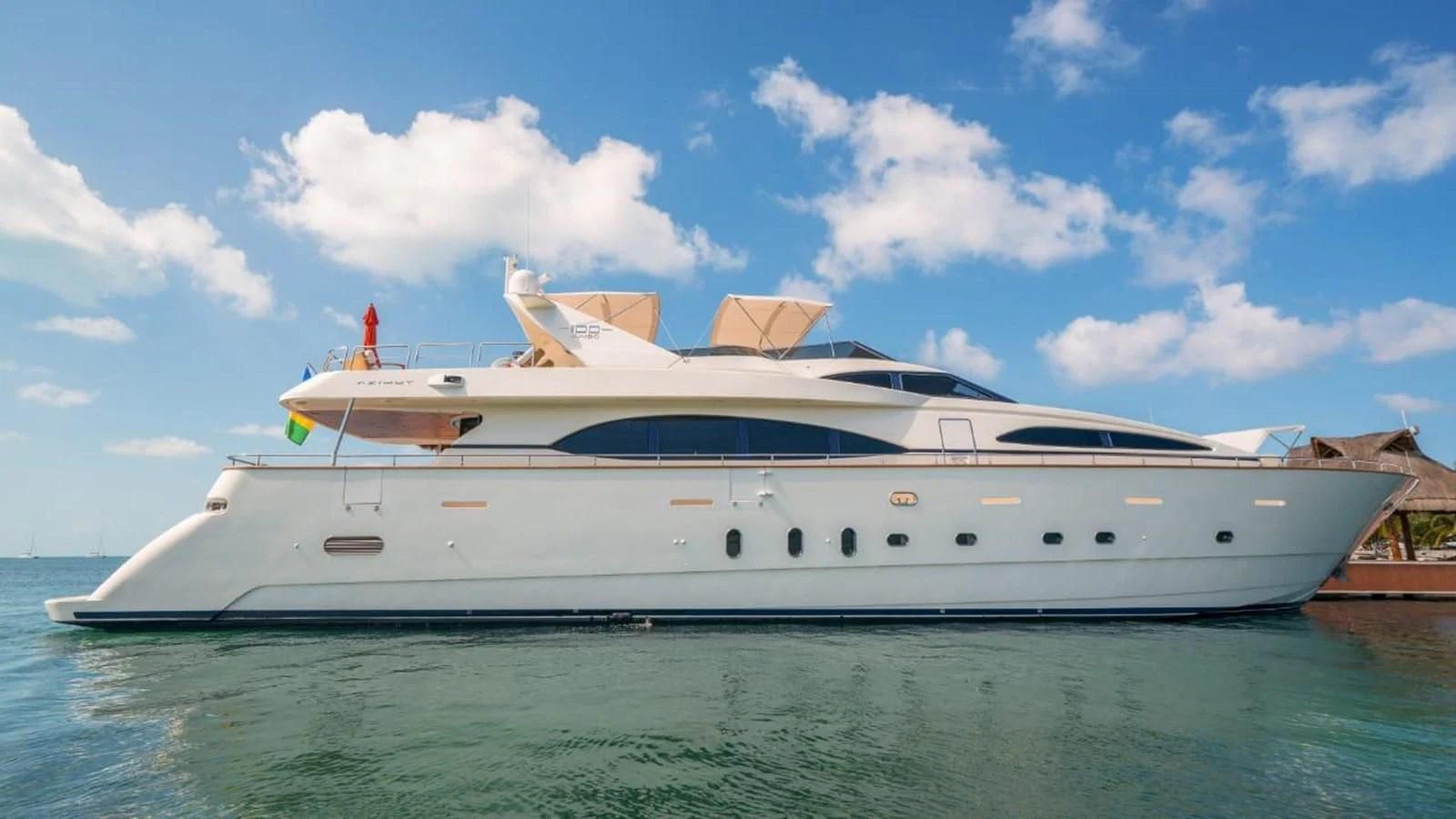 a large white yacht aboard DANIELA Yacht for Sale