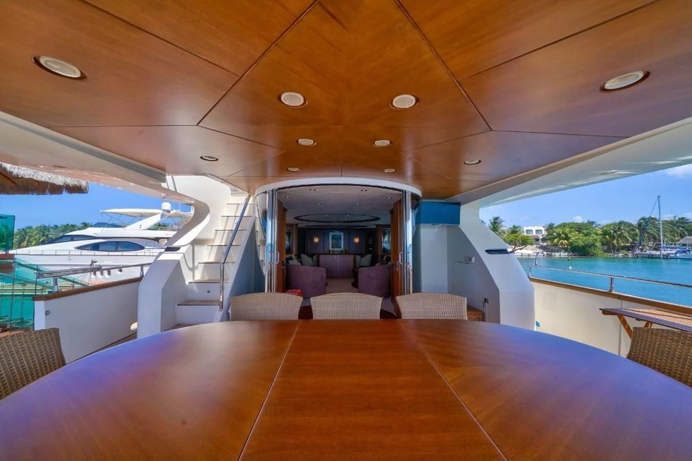 a boat on the water aboard DANIELA Yacht for Sale
