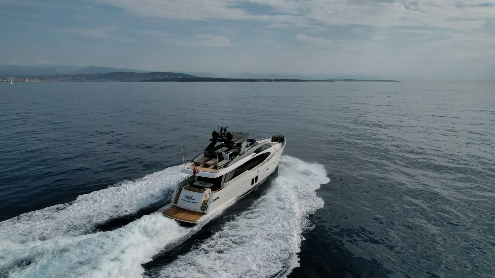 a boat on the water aboard ELLIE JAMES Yacht for Sale