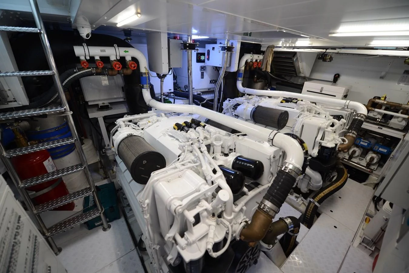 a room full of machines aboard ELLIE JAMES Yacht for Sale