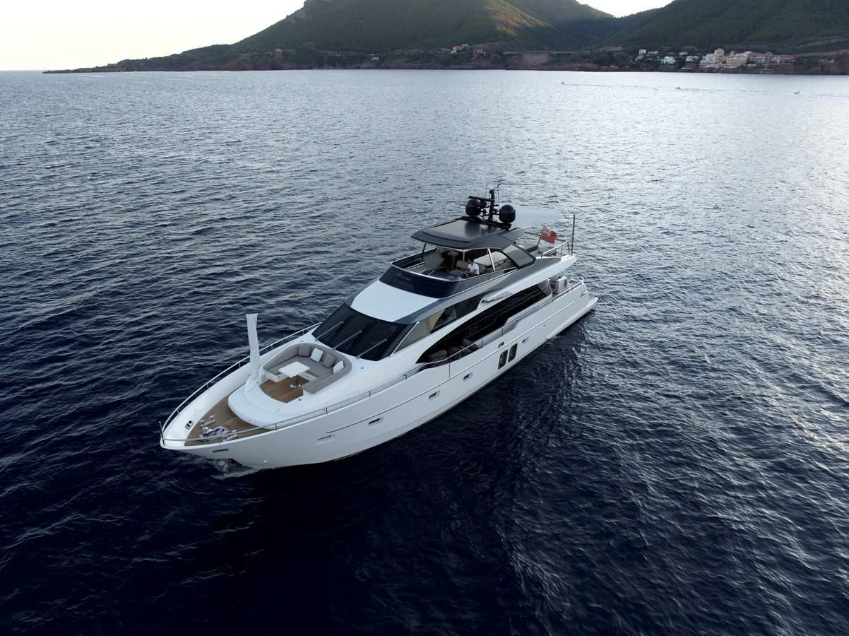 a boat in the water aboard ELLIE JAMES Yacht for Sale