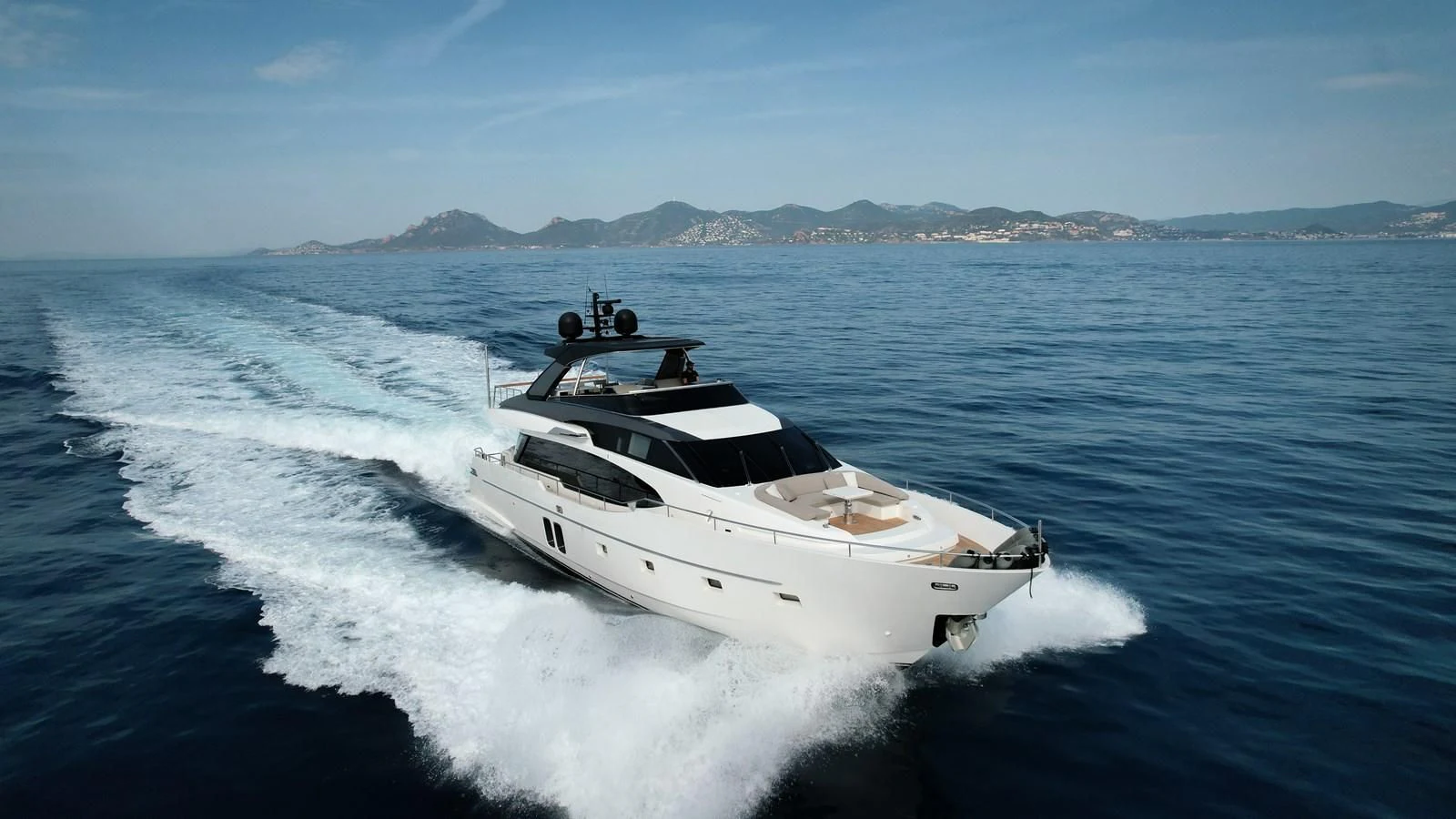 a boat on the water aboard ELLIE JAMES Yacht for Sale