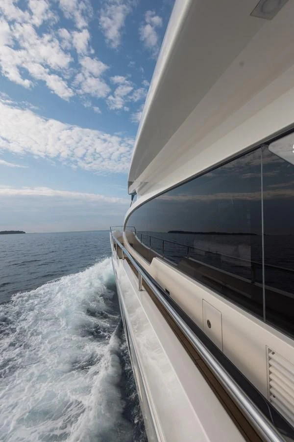 a boat on the water aboard ELLIE JAMES Yacht for Sale