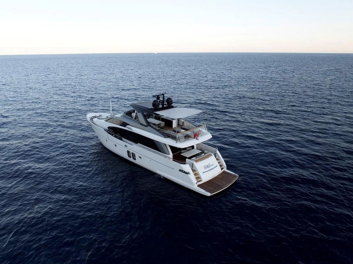 a boat in the water aboard ELLIE JAMES Yacht for Sale