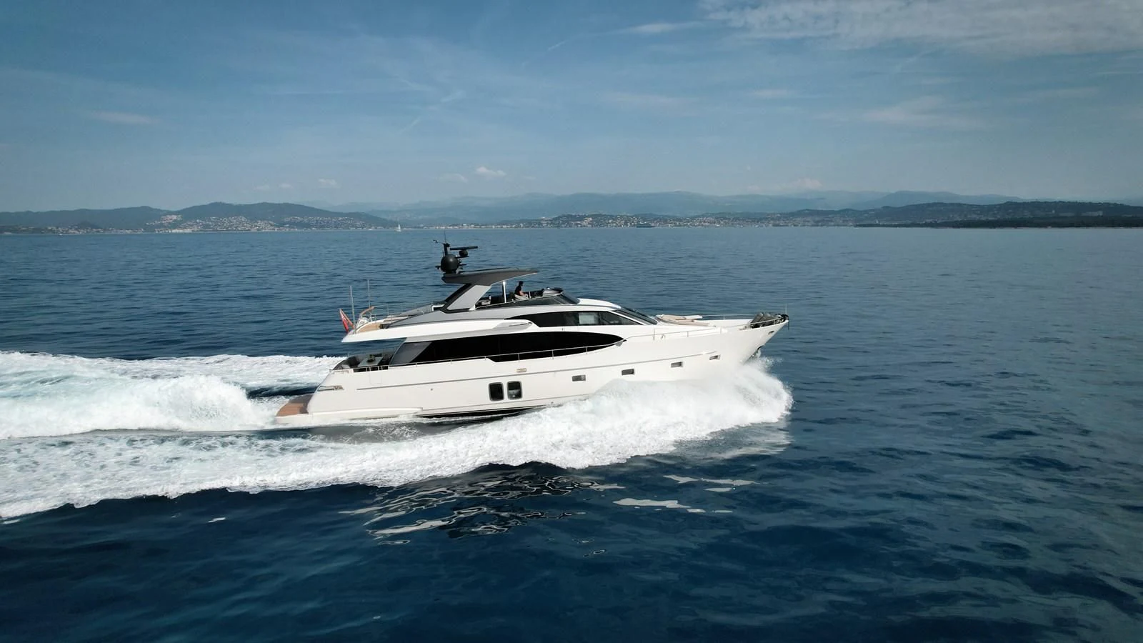 a boat on the water aboard ELLIE JAMES Yacht for Sale