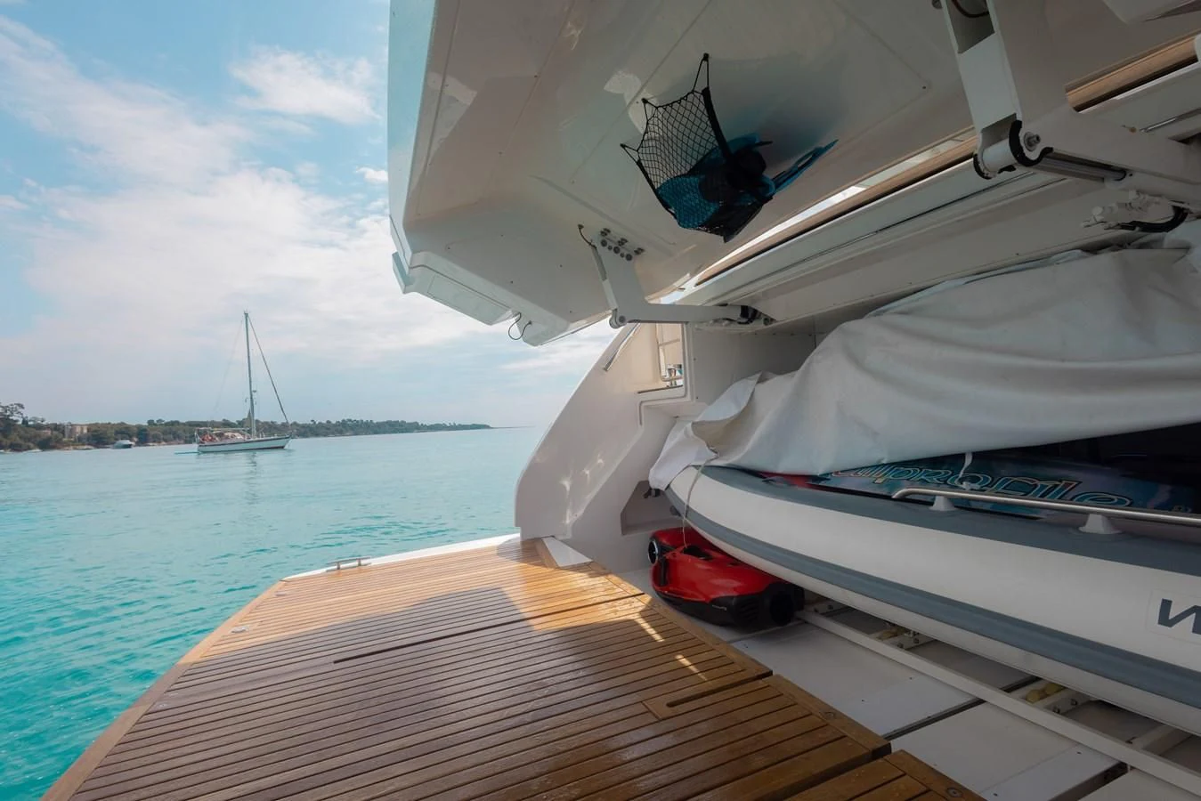a boat on the water aboard ELLIE JAMES Yacht for Sale
