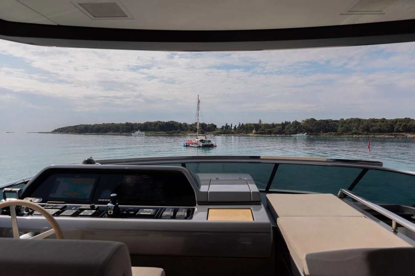 a boat on the water aboard ELLIE JAMES Yacht for Sale