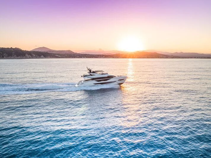 a boat in the water aboard BANDAZUL Yacht for Sale