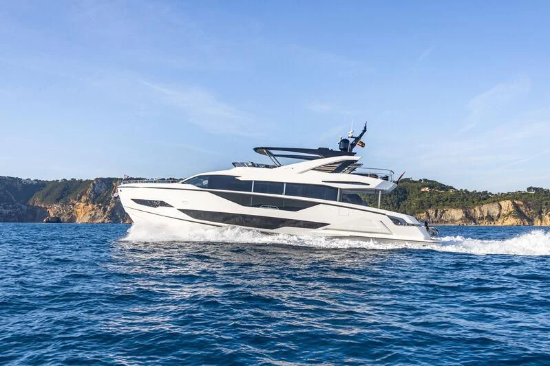 a boat on the water aboard BANDAZUL Yacht for Sale