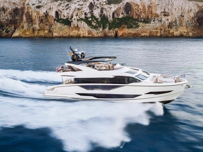 a boat on the water aboard BANDAZUL Yacht for Sale