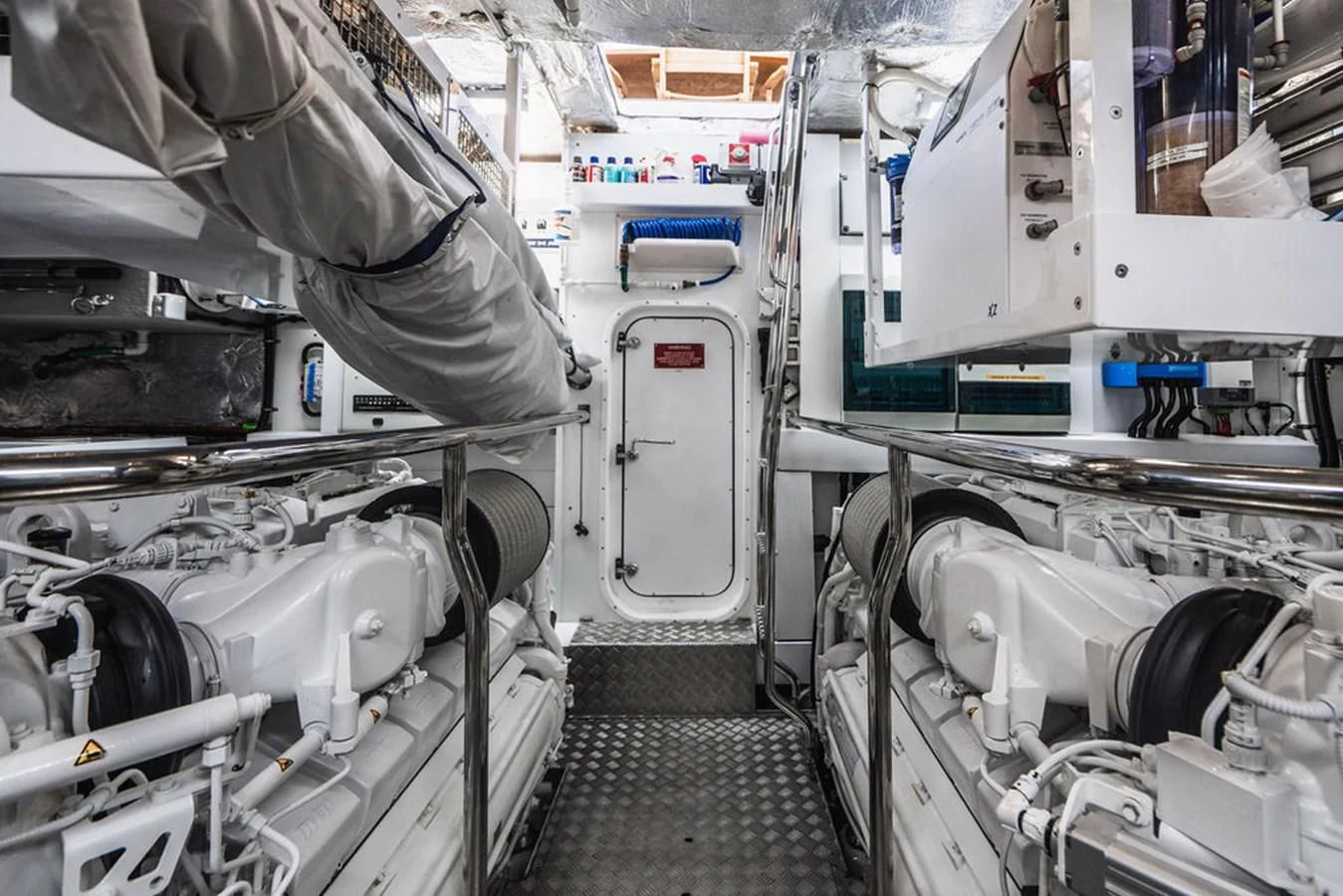 a person working in a factory aboard SEA-ZAR Yacht for Sale