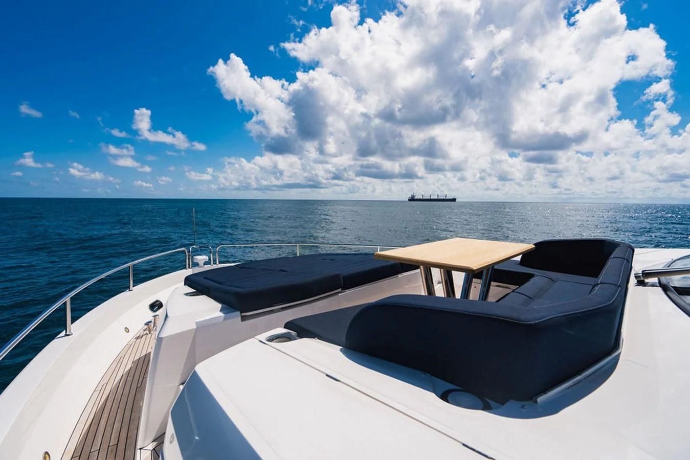 a boat on the water aboard SEA-ZAR Yacht for Sale