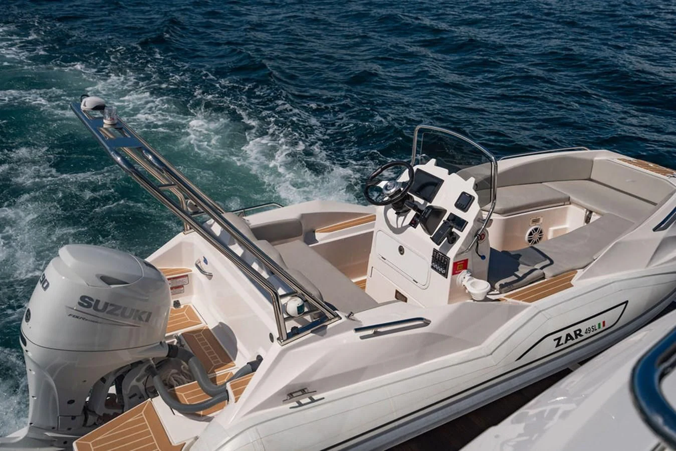 a boat on the water aboard SEA-ZAR Yacht for Sale