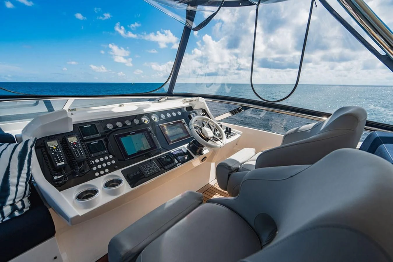 inside of a boat aboard SEA-ZAR Yacht for Sale